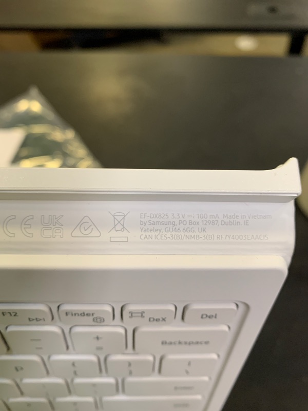 Photo 1 of SAMSUNG Galaxy Tab S10+ Book Cover Keyboard AI Key, Detachable Platform, PC-Like Experience, Adjustable Viewing Angles, Wireless Keyboard Sharing, US Version, White