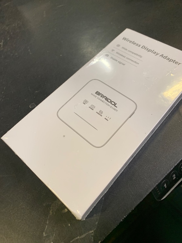 Photo 1 of 2026 Upgraded Wireless HDMI Display Dongle Adapter, Transmitter Streaming Media Video/Audio/File HDMI Wireless Extender from Smartphone,Laptop to HDTV/Monitor/Projector, Support Airplay DLNA (Gery)