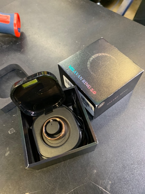 Photo 1 of Milavan Smart Health Ring 2.0 for Women Men, Slim Scratch & Fingerprint Resistant Design,Efficient Chip Fitness Tracker, Monitors Heart, Blood Oxygen & Pressure, Sleep, Steps, Waterproof, Coral 8