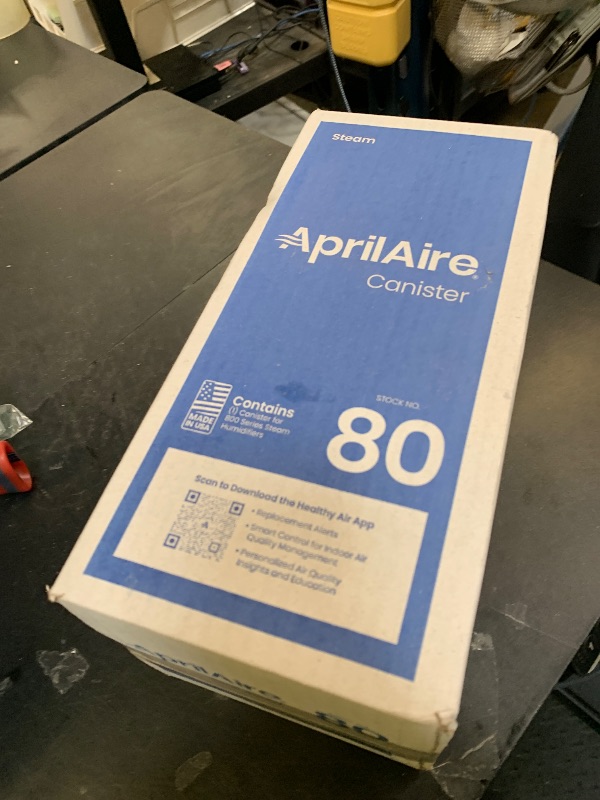 Photo 1 of AprilAire 80 Replacement Canister for AprilAire Steam Humidifier Models 800, 801, 865, and 866 (Pack of 1)