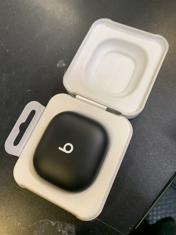 Photo 1 of Beats Powerbeats Fit - Wireless Noise Cancelling Workout Earbuds with Secure-Fit Wingtips, Up to 30-Hour Battery Life, Sweat & Water Resistant, Apple & Android Compatible - Jet Black