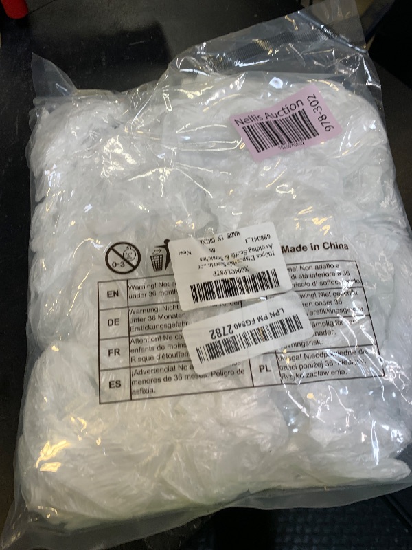 Photo 1 of 100pcs Plastic Disposable Steering Wheel Covers for Cars Universal Plastic Transparent Car Steering Wheel Protector with Elastic Trims Car Accessories for Avoiding Scuffs & Scratches