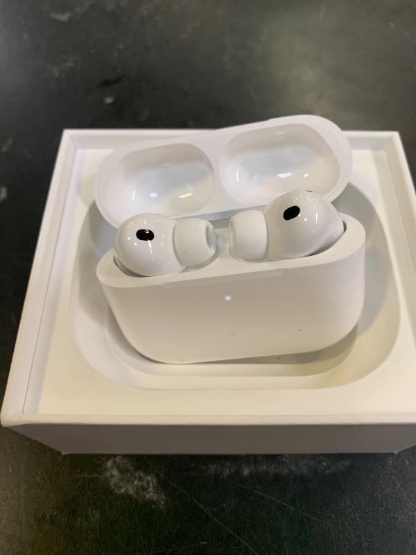 Photo 1 of Apple AirPods Pro 3 Wireless Earbuds, Active Noise Cancellation, Live Translation, Heart Rate Sensing,Hearing Aid Feature,Bluetooth Headphones,Spatial Audio, High-Fidelity Sound, USB-C Charging, White