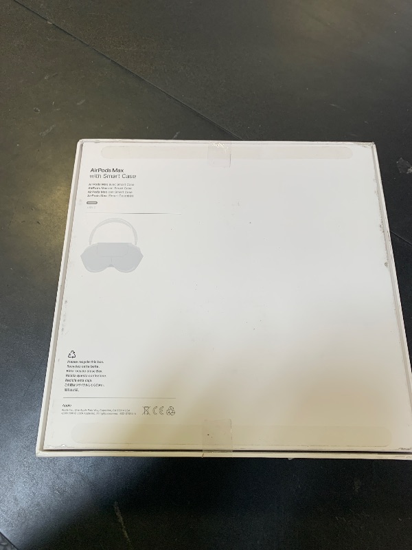 Photo 1 of Apple AirPods Max Wireless Over-Ear Headphones, Pro-Level Active Noise Cancellation, Transparency Mode, Personalized Spatial Audio, USB-C Charging, Bluetooth Headphones for iPhone - Midnight (MINOR DAMAGE)