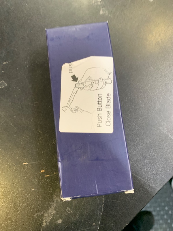 Photo 1 of LWDZQ Outdoor Pocket Hunting Knife, push button Knife,Suitable For Camping Hunting Survival (White)