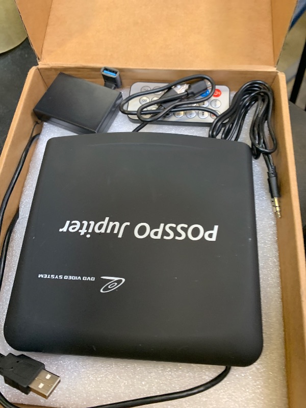 Photo 1 of POSSPO Jupiter USB CD Player for Car Auto, Portable External CD DVD Player, USB Plug & Play (No Decoder Needed), AUX Uses Decoder for Louder Clearer Sound, Anti-Skip, Seamless Track Playback, Resume