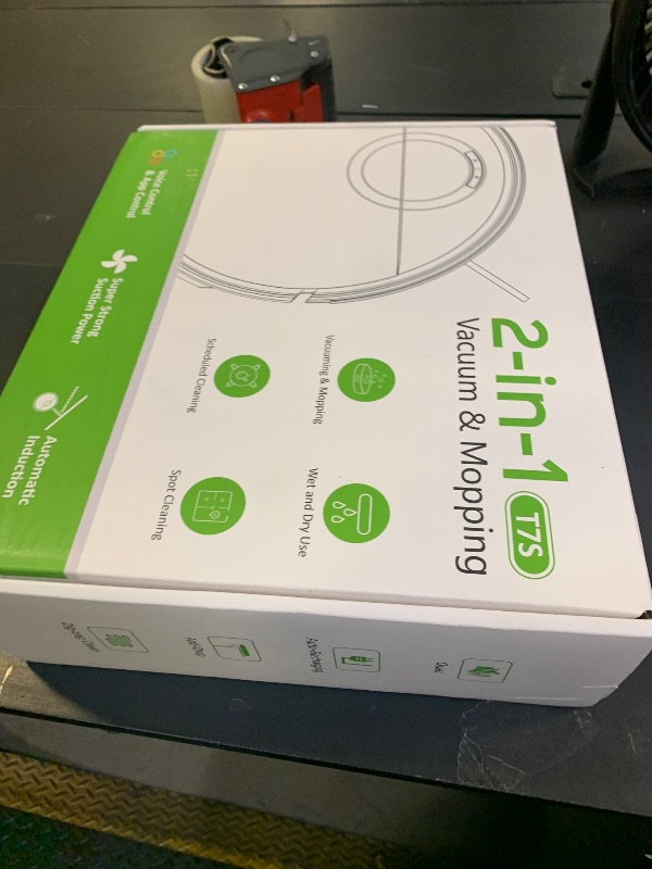 Photo 1 of UMMUND Robot Vacuum and Mop Combo, 2 in 1 Mopping Robotic Vacuum Cleaner with Schedule, Wi-Fi/App/Remote, Strong Suction, Self-Charging, Slim, Ideal for Hard Floor, Pet Hair, Low-Pile Carpet