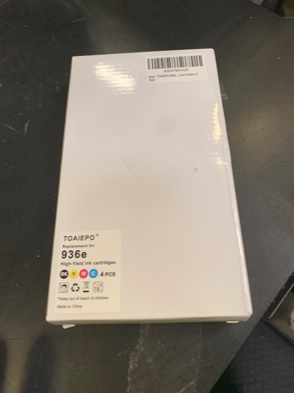 Photo 1 of TOAIEPO 936XL 936e Ink Cartridges Compatible for HP 936e Ink Cartridges Combo Pack Work with HP OfficeJet Pro 9125e Cartridges 9135e Series Printers