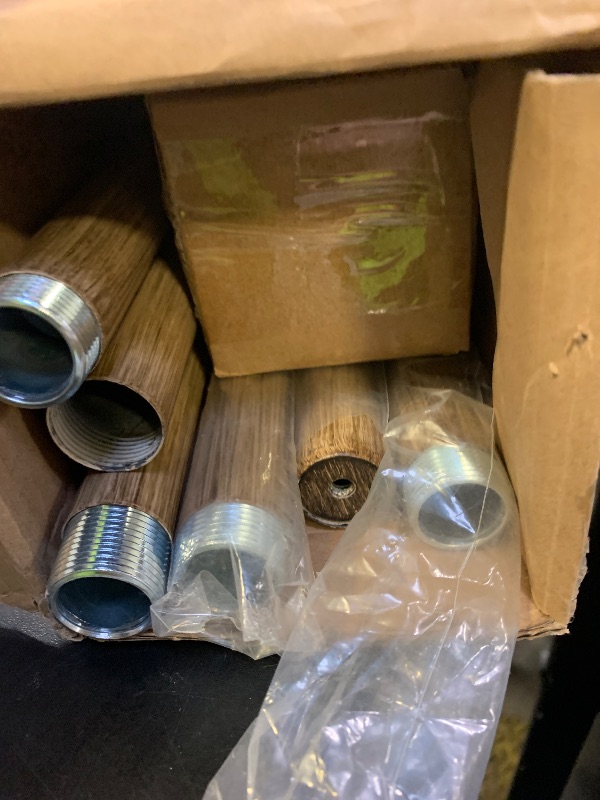 Photo 1 of QDWIS 2 Pack Boho Wood Curtain Rods for Windows 28 to 48 inch,1" Adjustable Heavy Duty Window Curtain Rod with Imitation Wood Grain Finials,Rustic Decorative Drapery Rods Set 18-60'',Weathered Wood