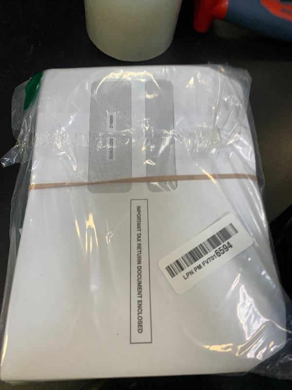 Photo 1 of 100 W2 Envelopes, Self Seal for W2 2-Up Forms, Double Window Security Envelope Designed for Printed W2 Laser Forms from QuickBooks Desktop and Other Tax Software, 5 5/8’’ x 9’’, 100 Pack