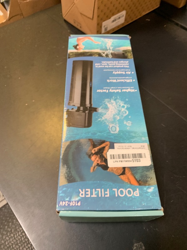 Photo 1 of TARARIUM 600GPH Cold Plunge Small Pool Filter with 24V DC Powerful Pump for or Up to 1000 Gal Cloudy Water Cleaner