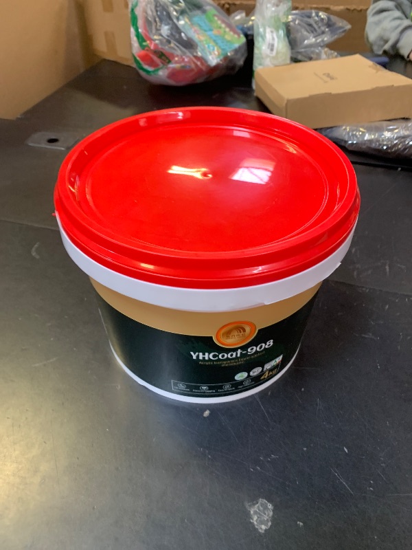 Photo 1 of 1 Gallon Transparent Waterproof Coating, Clear Acrylic Sealant Invisible Adhesive Leak Repair Agent for Concrete, Wall, Wood, Brick, Stone, Water-Based Outdoor & Indoor Sealer 4KG