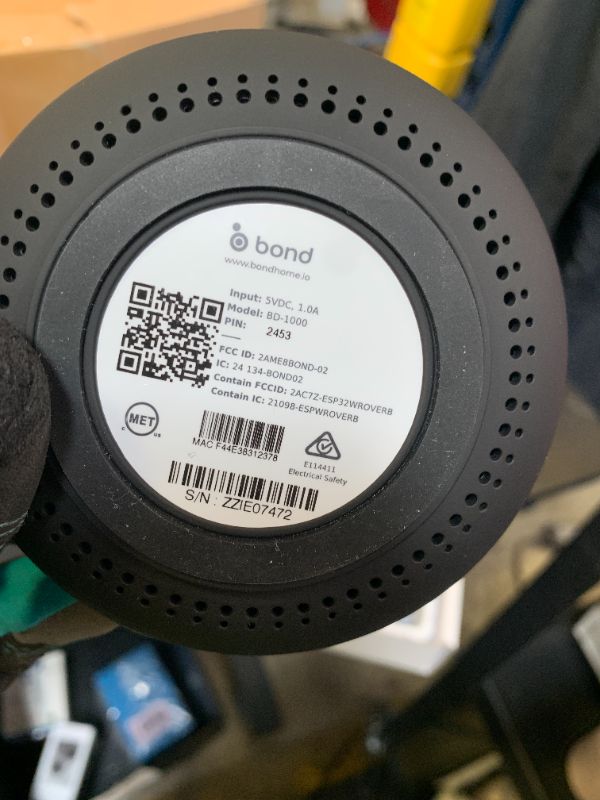 Photo 1 of BOND | Add Wifi to Ceiling Fan, Fireplace or Motorized shades | Works with Alexa, Google Home | Remote Control with App | Works with iPhone or Android