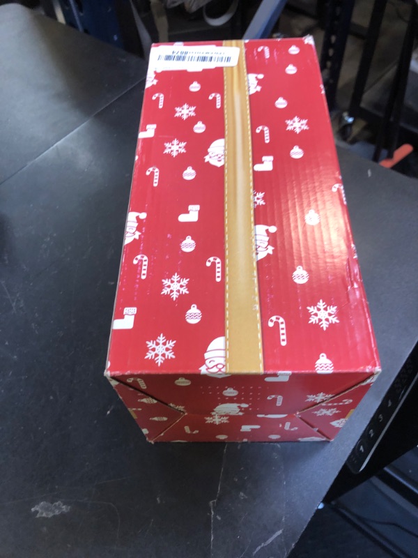 Photo 1 of 10'' Snow Globe Christmas, Musical Lighted Water Lantern with Swirling Glitter Decoration for Christmas Home, Living Room, Battery Operated or USB Powered (Christmas Tree)