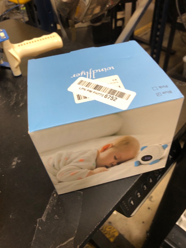 Photo 1 of Windflyer OK to Wake Clock for Kids, Sleep Training Clock with Night Light and Sound Machine, Kids Alarm Clock for Bedrooms (Blue)