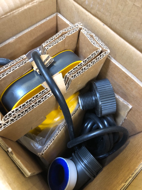 Photo 1 of Acquaer Sewage Pump Submersible Water Pump with Automatic Float Switch, for Sump Basin, Residential Sewage, 1.2 HP 5722GPH Water Pump with Float