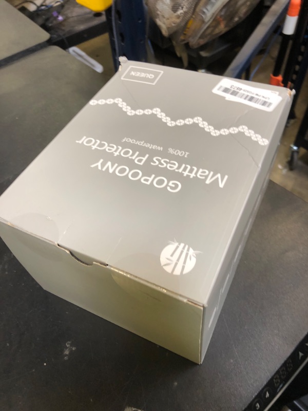 Photo 1 of Premium Waterproof Mattress Protector Queen Size, Breathable Bed Cover 3D Air Fabric Cooling Mattress Pad Cover Smooth Soft Noiseless Washable, 8''-21'' Deep Pocket (Gray)