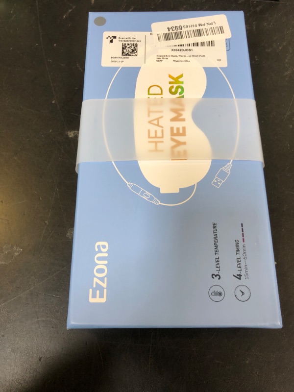 Photo 1 of Heated Eye Mask, Warm Eye Compress Mask, USB Electric Eye Heating Pad with Temperature & Timer Control, Dry Eye Mask for Dry Eyes Blepharitis Sinus Migraine Stye MGD Puffiness Gray