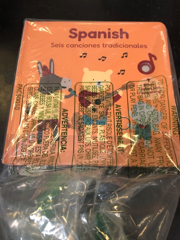 Photo 1 of Cali's Books Spanish Book for Toddlers 1-3 - Musical Books for Kids, Interactive Baby Sound Book, Educational Song Learning Toys, Bilingual Music Toy for Babies, Libros para ninos en Espanol