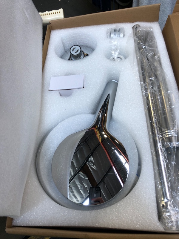 Photo 1 of NTPN Dual Shower Head with Handheld for Couples: High Pressure Double Shower Heads for Two People - Adjustable Two Showerhead System with 3 Flow Settings Fits 2 Person Bathroom (Chrome)