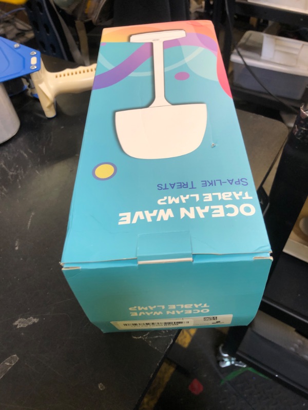 Photo 1 of Funlenry Spa-Like Shower Lamp - Waterproof Bathroom Lamp with 16 Color Ocean Wave Projector, Rechargeable Shower Light with Touch & Remote Control, Cordless Light for Inside Shower/Bathtub