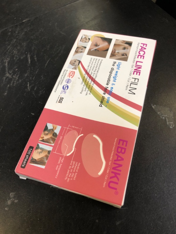 Photo 1 of 100 PCS Microblading Makeup Shower Face Shields Visors, Disposable Face Shields Masks for Hairspray Salon Supplies and Eyelash Extensions Eye Eyelid Surgery Aftercare