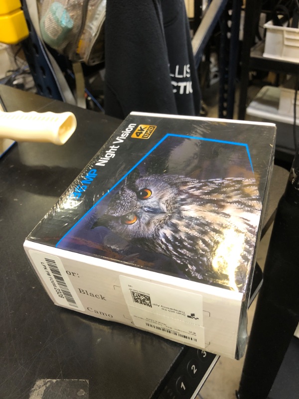 Photo 1 of HEXEUM 4K Night Vision Goggles for Adults, Night Vision Binoculars with 5000mAh Rechargeable Battery and 32GB Card, 3" HD Screen for Wildlife Observation, Hunting and Security (factory sealed)