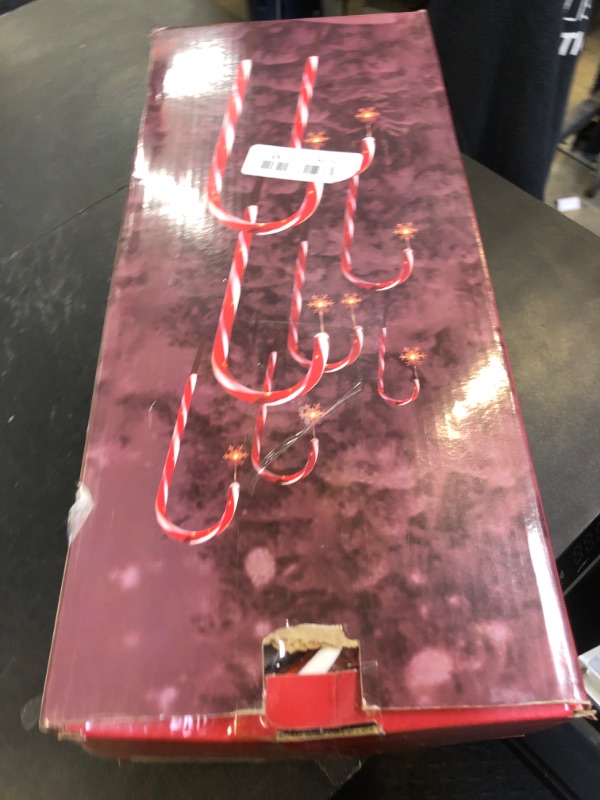 Photo 1 of SPRKLINLIN Solar Christmas Lights Outdoor Decorations, 10 Pack Solar Christmas Candy Cane Lights with Snowflake, Outdoor Waterproof Pathway Lights for Patio, Garden, Yard, Street, Park, Holiday