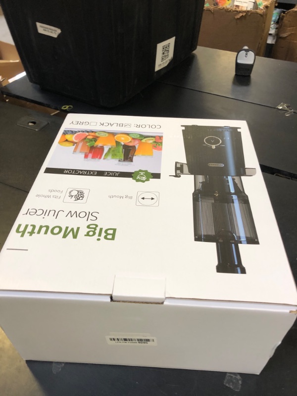 Photo 1 of ECOSELF Black Juicer Machines with Wide Mouth, High Juice Yield