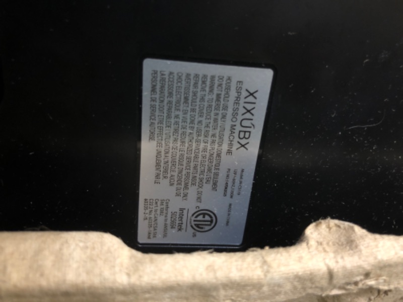 Photo 1 of XIXUBX Espresso Machine 20 Bar with Milk Frother, Stainless Steel Coffee Maker with 42 oz Removable Water Tank for Cappuccino, Latte&Cold Brew, Home&Office, Silver