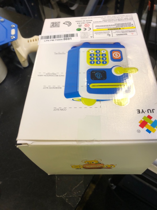 Photo 1 of ?Upgraded? Piggy Bank, Face ID Password Unlocking Electronic Kids Bank ATM Security Unlocking Cash Coin Bank Toys Gifts for Kids, Coin Bank for 3 4 5 6 7 8 9 10 11 12 Year Old Girls Boys