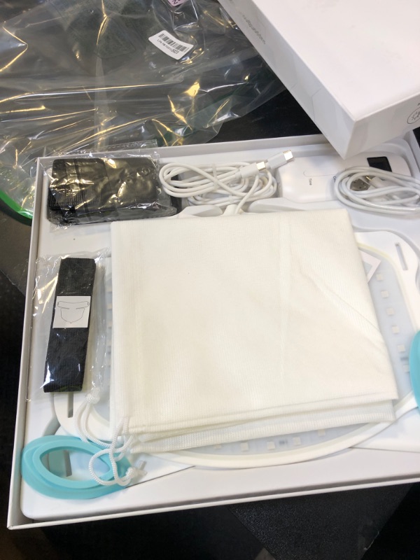 Photo 1 of Nourished Bodynskin LED Light Therapy Face & Neck Mask - Facial Skin Care Device - 7 Colors Red & Blue - Rejuvenation, Anti-aging Product for Wrinkles