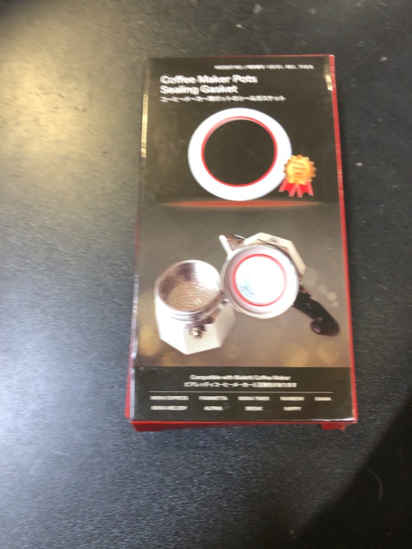 Photo 1 of [UPGRADED] Sealing Gasket for Bialetti Moka Express 1 Cup Iconic Stovetop Espresso Maker - 6 PCS Replacement Food Grade Silicone Seal Ring for Aluminum Stovetop Coffee Maker Pots