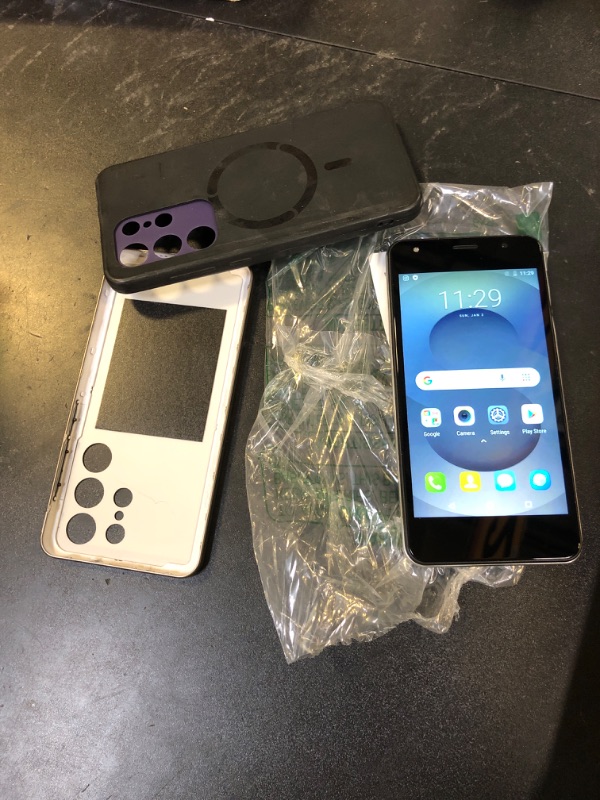 Photo 1 of CostMvp Cheap 4G Mobile Phone, 5.0inch HD Screen, Dual SIM, 16GB ROM/SD to 128GB, Android 10.0 OS, Dual Camera/3500mAh Big Battery/WiFi/GPS/Face Unlock (Purple)