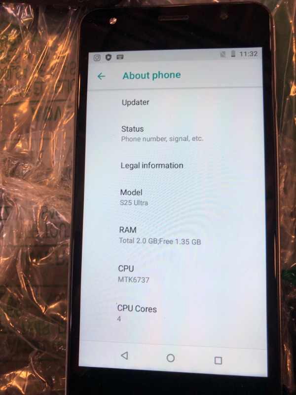 Photo 1 of CostMvp Cheap 4G Mobile Phone, 5.0inch HD Screen, Dual SIM, 16GB ROM/SD to 128GB, Android 10.0 OS, Dual Camera/3500mAh Big Battery/WiFi/GPS/Face Unlock (Purple)