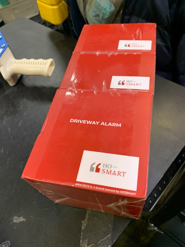 Photo 1 of 1/2 Mile Hosmart Driveway Alarm Wireless Sensor System & Driveway Sensor Alert System Weatherproof Security Outdoor Motion Sensor & Detector(1 Receiver & 3 Sensors)