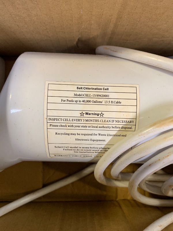 Photo 1 of PoolPure Salt Cell Replacement for Hayward T-cell-15, Salt Cell T-15, TCELL940, W3T-CELL-15, Upgade High Thickness Ruthenium Iridium Coating, Longer Service Life Version for 40000 Gallons Pool