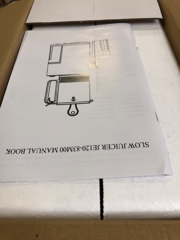 Photo 1 of Cold Press Juicer, 5.5inch Wide Feed Chute Juicer Machine, Slow Masticating Juicer for Whole Vegetables & Fruits, Black