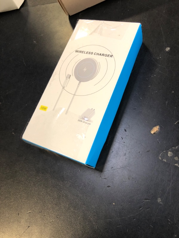 Photo 1 of [Apple MFi Certified]Magnetic Wireless iPhone Charger Magsafe Charger,6FT 15W Fast Phone Charging Pad Wireless Magnetic Charge for iPhone 17/17Air/16 Pro Max/16 Plus/15 Pro Max/14/13/12/AirPods3/2/Pro