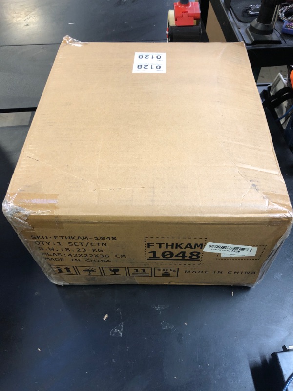 Photo 1 of YITAHOME FullXL Size Air Mattress with Headboard, 18in Inflatable with Pillow, Blow Up Mattress with Removable Electric Pump, Comfort Air Bed Queen for Camping & Home, Brown