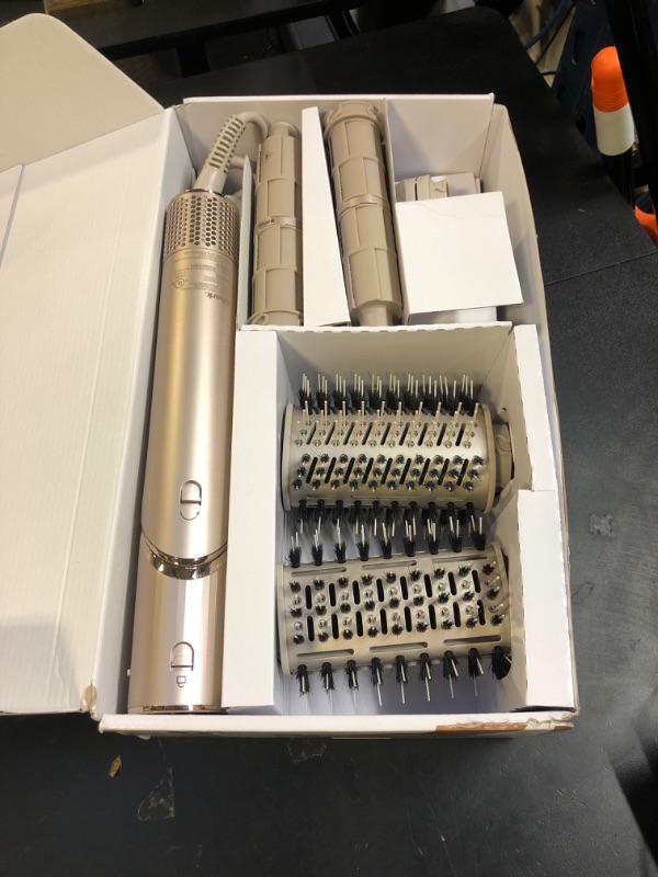 Photo 1 of Shark HD430 FlexStyle Air Styling & Drying System, Powerful Hair Dryer Brush & Multi-Styler with Auto-Wrap Curlers, Paddle Brush, Oval Brush, Concentrator Attachment, Stone