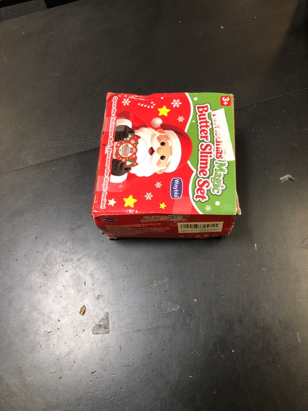 Photo 1 of **USED** Waybla Stocking Stuffers for Kids – 4 Pack Christmas Slime Kit, Soft Butter Slime Balls, DIY Slime Toys, Xmas Gifts & Classroom Rewards for Boys, Girls & Teens