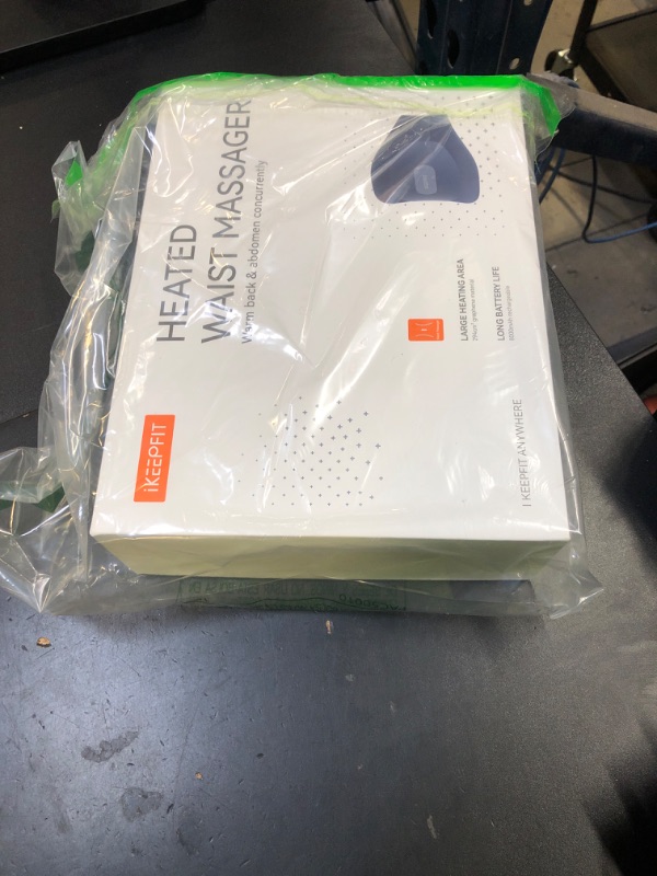 Photo 1 of IKEEPFIT Portable Heating Pad for Back, Cordless Wearable Heat Belt with Massager for Lower Back Pain Relief, Battery Powered 8000 mAh Rechargeable, MAXwarm® 3.0, Gift for Women Men 90-310 lbs