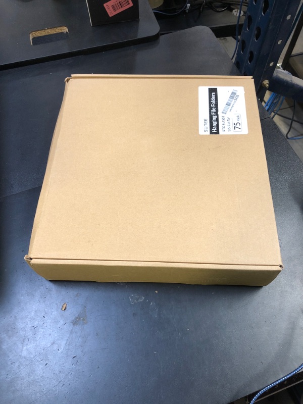 Photo 1 of SUNEE Hanging File Folders, Retro Colors - 75 Pack, Colored File Folders Letter Size with 1/5-Cut Tabs, Ideal for Organizing Home and Office Documents