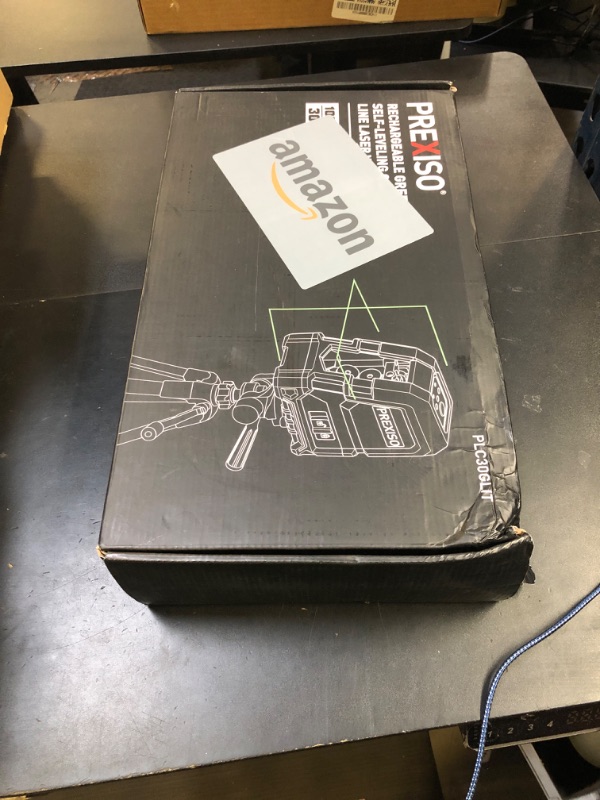 Photo 1 of PREXISO Laser Level with Tripod - 100Ft Rechargeable Dual Modules Line Laser, Self Leveling Wide Angle Cross Leveler Tool for Construction, Floor Tile Renovation with Magnetic Base, Target Plate, Bag