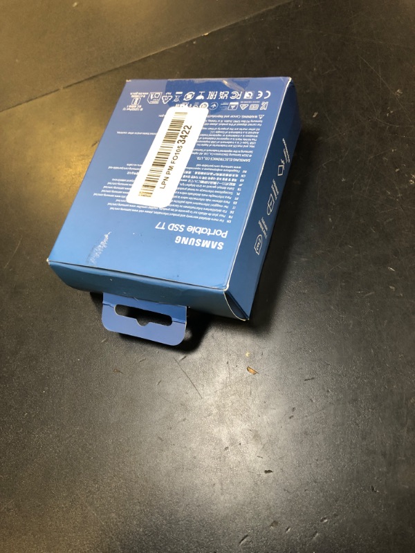 Photo 1 of Samsung T7 Portable SSD, 2TB External Solid State Drive, Speeds Up to 1,050MB/s, USB 3.2 Gen 2, Reliable Storage for Gaming, Students, Professionals, MU-PC2T0T/AM, Gray