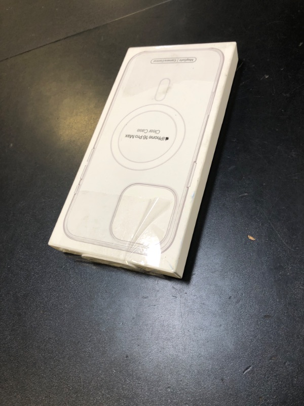 Photo 1 of Apple iPhone 16 Pro Max Clear Case with MagSafe and Camera Control: Lightweight Phone Case, Wireless Charging Compatible, Smooth Glossy Finish