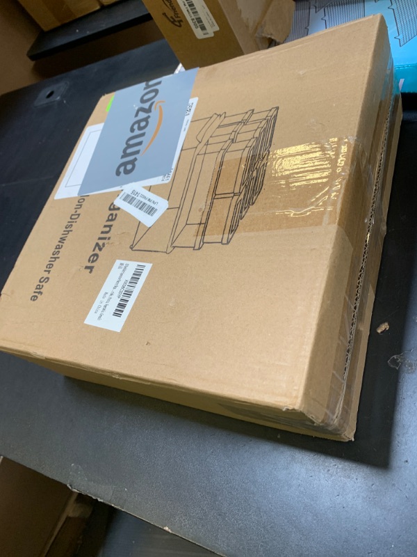 Photo 1 of 10 Pack Refrigerator Pantry Organizer Bins, Stackable Fridge Organizer Bins with Lids, Clear Plastic Food Storage Bins for Kitchen, Countertops, Cabinets, Fridge, Drinks, Fruits, Vegetable, Cereals