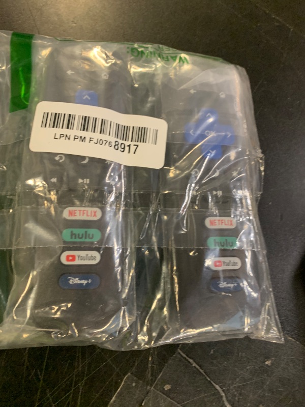 Photo 1 of (Pack of 2) Replacement Remote Control Only for Roku TV, Compatible for TCL Roku/Hisense Roku/Onn Roku/Sharp Roku/Element Roku/Westinghouse Roku/Philips Roku Smart TVs (Not for Roku Stick and Box)