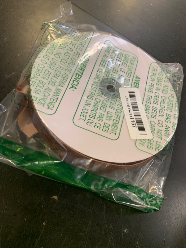 Photo 1 of 1.5" X 20 Yards Brown Velvet Ribbon for Christmas Tree Wreath Decoration Handmade Crafts Ornaments Gift Wrapping & Bow Making